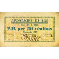 50 Céntimos Sils
