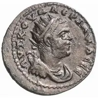 Æ25 - Valerianus I ANAZAP MHTPOΠOΛ P Γ Γ A T M K ET BOC, Anazarbus