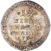 1⁄12 Thaler - Charles Louis and Henry Christian Frederick