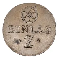 2 Kreuzer 'Brückenzollmarke' Bridge Toll