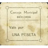 1 Peseta Beniardá