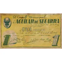 1 Peseta Aguilar de Segarra