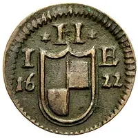 2 Pfennig - Joachim Ernest