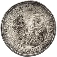 2 Thalers - John Christian and George Rudolph