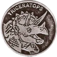 Token - Vale dos Dinossauros Triceratops