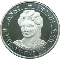 25 Dollars - Elizabeth II Queen Anne