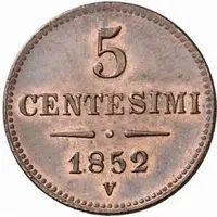 5 Centesimi - Francis Joseph I