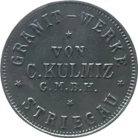 10 Pfennigs - Striegau Granit Werke von C. Kulmiz G.M.B.H