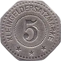 5 Pfennig - Schlierbach Wächtersbacher Steingutfabrik G.M.B.H.