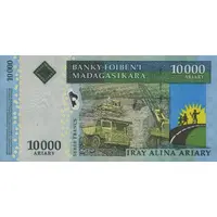 10000 Ariary / 50000 Francs