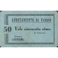 50 Céntimos Fabara