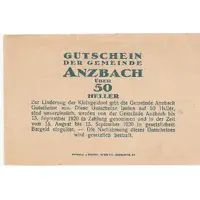50 Heller Anzbach