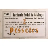 2 Pesetas El Vendrell