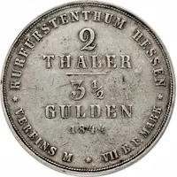 2 Thalers / 31/2 Gulden - William II and Frederick William