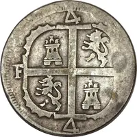 4 Reales - Fernando VII Royalist coinage