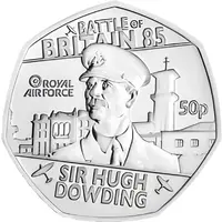 50 Pence - Charles III Battle of Britain (Sir Hugh Dowding)