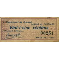 25 Céntimos Calafell