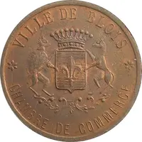 20 Centimes - Chambre de Commerce - Blois [41] Copper