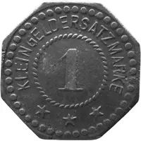 1 Pfennig - Augsburg Stadtbachspinnerei