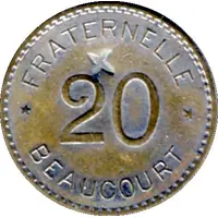 20 Centimes - Fraternelle