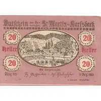 20 Heller St. Martin am Ybbsfelde und Karlsbach