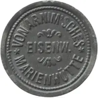 5 Pfennig - Grossauheim von Arnim'sches Eisenw. Marienhütte