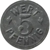 5 Pfennig - Grossauheim von Arnim'sches Eisenw. Marienhütte