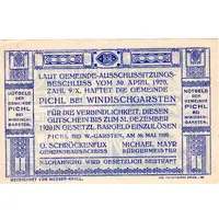 60 Heller Pichl bei Windischgarsten, Blue issue