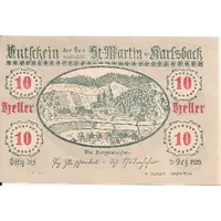 10 Heller St. Martin am Ybbsfelde und Karlsbach