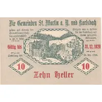 10 Heller St. Martin am Ybbsfelde und Karlsbach