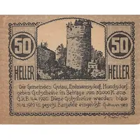 50 Heller Gutau, Hundsdorf, Erdmannsdorf