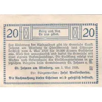 20 Heller Sankt Johann am Wimberg