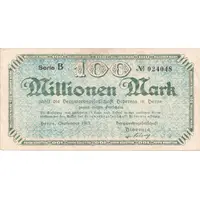 100 000 000 Mark Bergwerksgesellschaft Hibernia