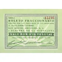 0.25 Pesetas Villanueva del Arzobispo