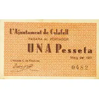 1 Peseta Calafell