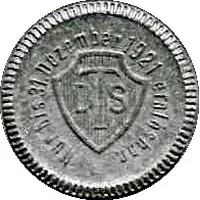 1 Mark - Charlottenburg Deutsche Ton and Steinzeugwerke AG