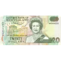 20 Dollars - Elizabeth II Green mountain