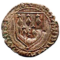 Groschen with shield - Anne