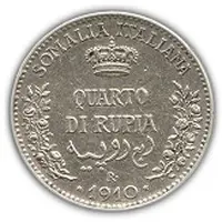 1/4 Rupia - Victor Emmanuel III