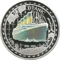 1 Crown Proof 100e anniversaire du Titanic