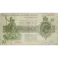 10 Shillings - George V Treasury issue, 3rd series