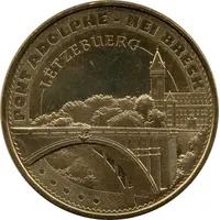 Monnaie de Paris Tourist Token - Luxembourg Pont Adolphe - Nei Bréck
