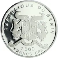 1000 Francs CFA Iguanodon