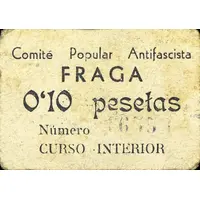 0.10 Pesetas Fraga