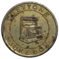 Jukebox Token - Gettone Apparecchi Elettrici Mercuri Diego