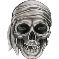 5 Dollars Pirate Skull Default Category Coins Asia Palau