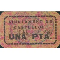 1 Peseta Castellolí