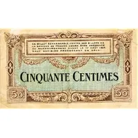 50 Centimes - Chambre de Commerce de Besançon and du Doubs 25