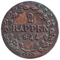 2 Rappen - wide shield