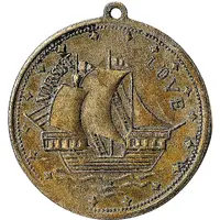 Medal - Norske Löve Hic Rhodus Hic Salta